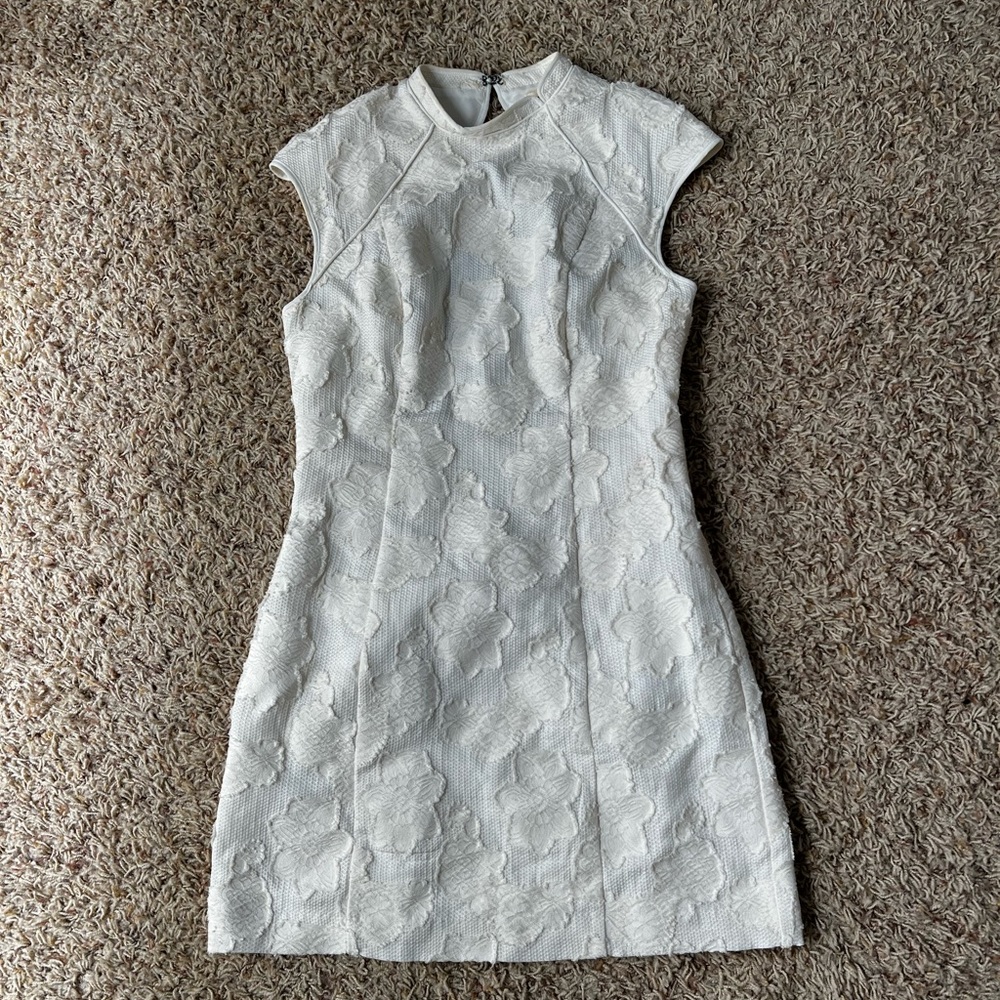 White lace dress